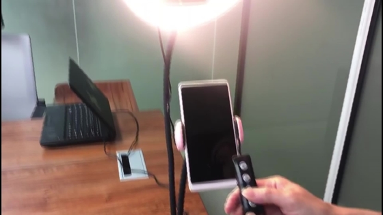 Caméra Lampe De Bureau Col De Cygne Led Selfie Photographie Bras Flexible Robuste 2700K 77cm
